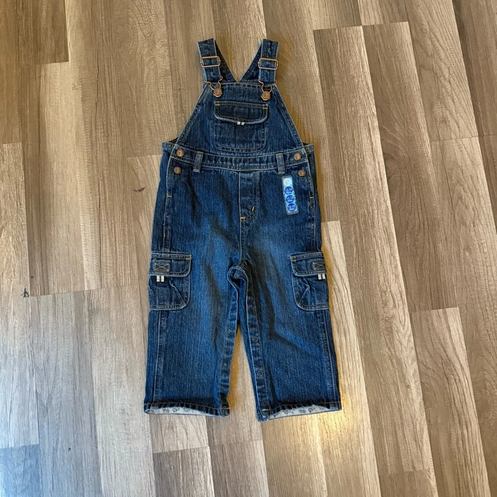 Gymboree Blue Denim Overalls with Pockets
